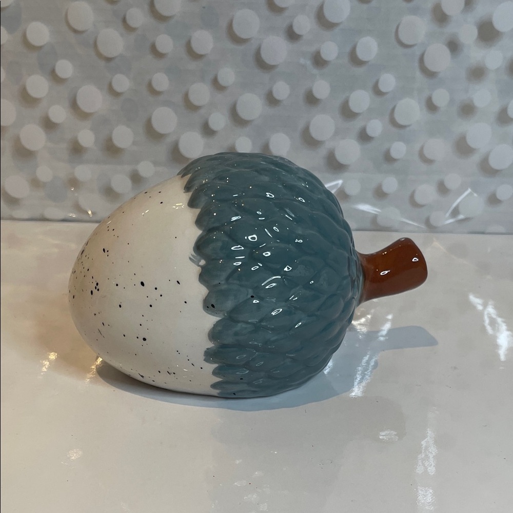 Ceramic Speckled Blue 🐿️Acorn Decor